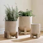 Cady Cradled Ficonstone Indoor/Outdoor Planters
