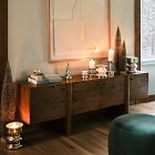 Modern Mercury Glass Pillar Holders