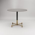 Branch Restaurant Round Dining Table - Quartz