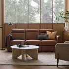 Harris Motion Reclining Leather Sofa (60"&ndash;85")