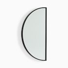 Half-Moon Metal Wall Mirror - Small