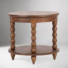 Maujer Spindled Wood Side Table (24")
