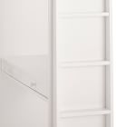 Milo Full Loft Bed w/ Desk - White