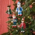 Dapper Animal Bottlebrush Ornaments