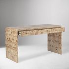 Finlo Burled 3-Drawer Desk (54")