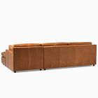 Marin Leather 2-Piece Chaise Sectional (114")
