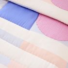 Mixed Material Geo Comforter