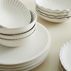 Curated Stoneware Scalloped Dinnerware (Set of 20)