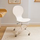 Scoop Rolling Desk Chair