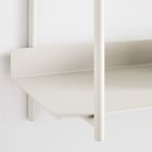 Floating Lines Metal Wall Shelf - 3-Tiered