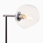 Staggered Glass USB Table Lamp (20") - Clear
