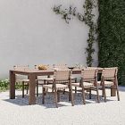 Telluride Outdoor Extendable Dining Table (76&quot;&ndash;106&quot;), Benches &amp; Granada Dining Chairs Set