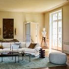 Cobble Round Ottoman - Medium