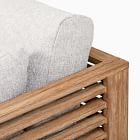 Santa Fe Slatted Outdoor 4-Piece L-Shaped Sectional (125")