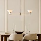 Juliette Linear 2-Light Chandelier (44&quot;)