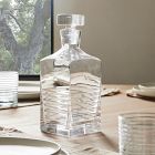 Hoops Glass Decanter