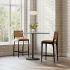 Orbit Restaurant Square Bar Table - Quartz