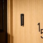 Mid-Century Contour Metal Door Knocker