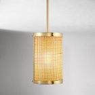Alya Rattan Pendant (5")