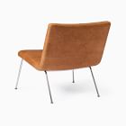 Angus Leather Slipper Chair