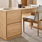 Norre 3-Piece Modular Desk w/ Drawers &amp; Shelves (75&quot;)