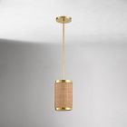 Alya Rattan Pendant (5")