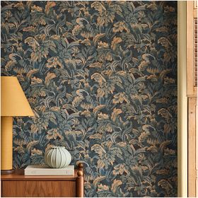 Pierce & Ward Leaf Jacquard Peel & Stick Wallpaper