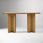 Pierce &amp; Ward Linen Console Table (60")