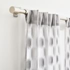 Sheer Shaded Dot Jacquard Curtain
