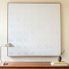 Subtle White Floral Wall Art