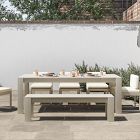 Telluride Aluminum Outdoor Dining Bench (66&quot;)