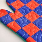 Krista Marie Young Checkered Oven Mitt
