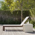 Portside Outdoor Textilene Chaise Lounge &amp; Syros Side Table (19") Set