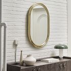 Tubular Metal Wall Mirror