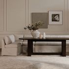 Vianna Slipcover Dining Banquette L-Shape (96"&ndash;140")