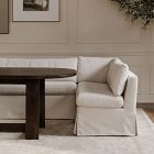 Vianna Slipcover Dining Banquette L-Shape (96"&ndash;140")