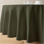 European Linen Round Tablecloth