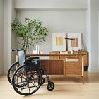 Mid-Century Executive Desk (74") - ADA