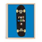 Roll With It Framed Wall Art by Minted for West Elm Kids