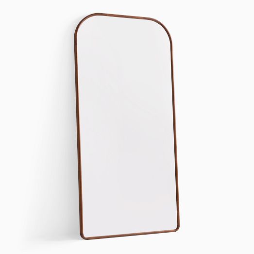 Streamline Oversized Wide Arch Wood Floor Mirror