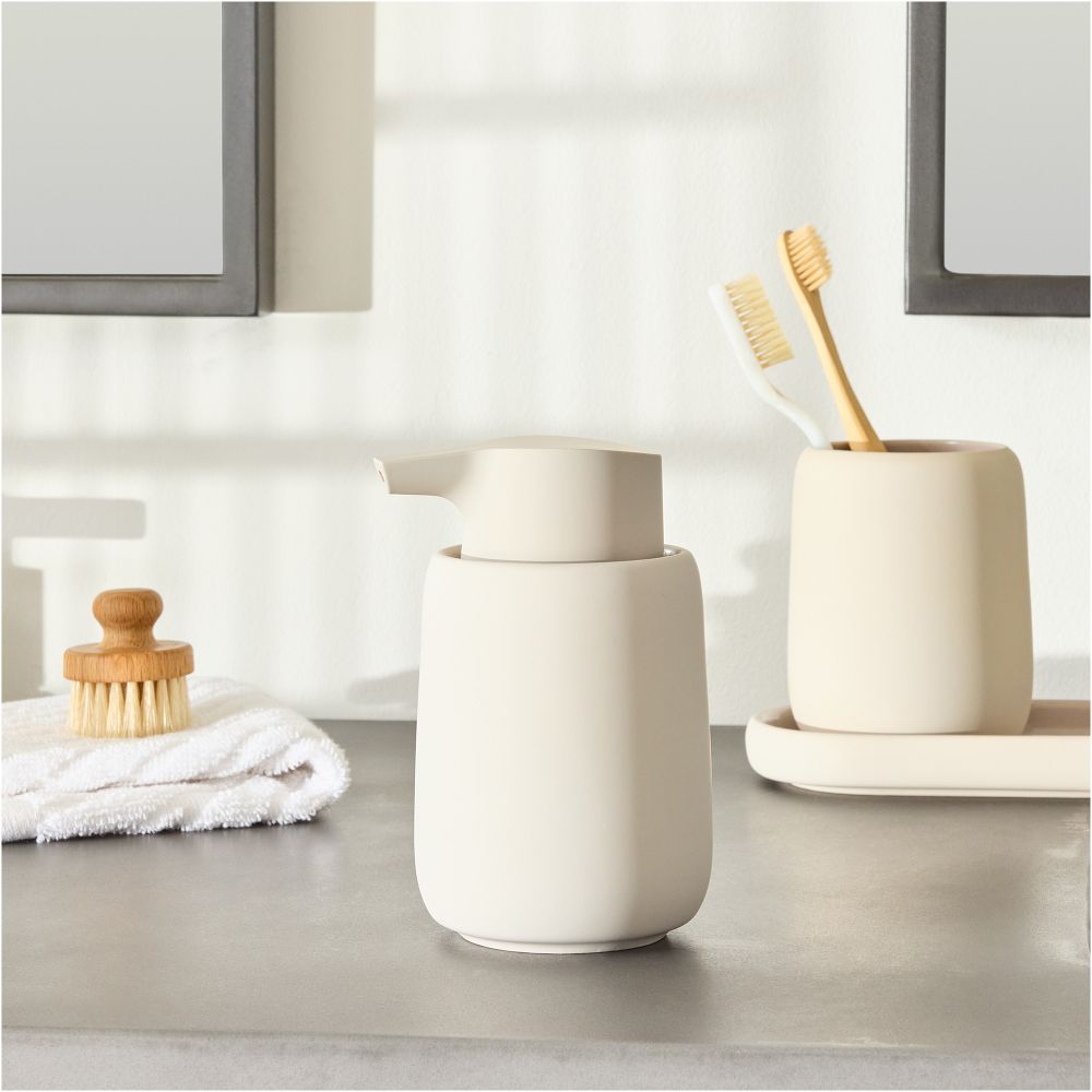 Blomus Sono Soap Dispenser - Moonbeam Cream