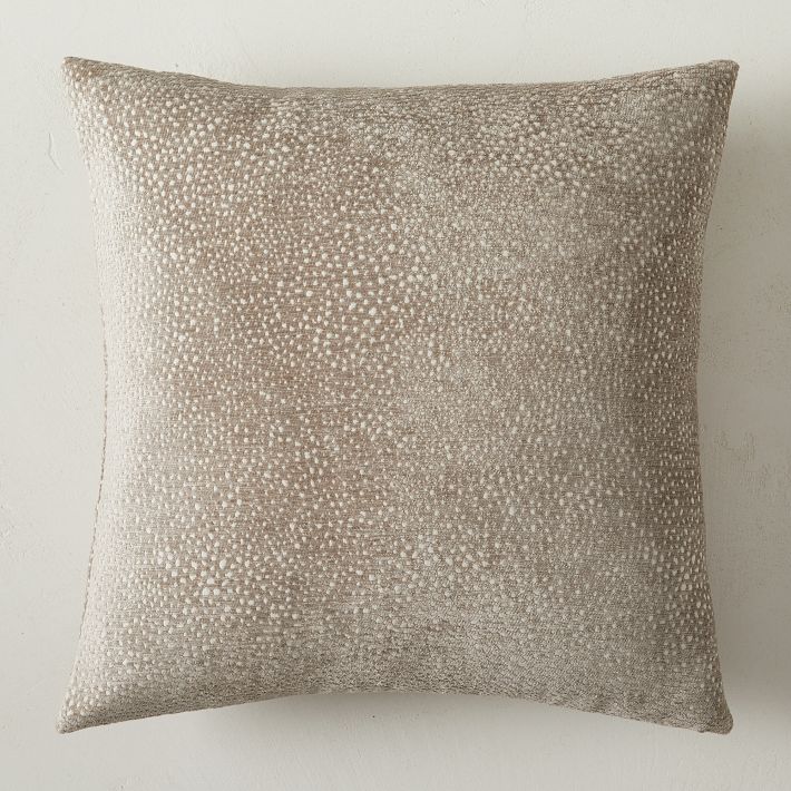 Dotted Chenille Jacquard Pillow Cover West Elm