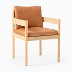 Halsey Leather Dining Arm Chair