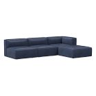 Remi Modular Leather 4-Piece Sectional (108")