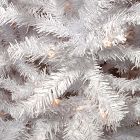 Pre-Lit Faux North Valley White Spruce Tree - 7'