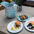 Crow Canyon Marble Splatter Enamel Pitcher