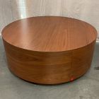 Open Box: Volume Round Drum Coffee Table