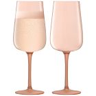 Arc Contrast Champagne Flutes (Set of 4)