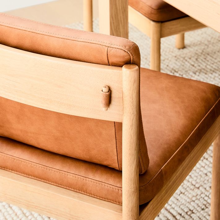 Halsey Leather Side Dining Chair | West Elm