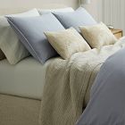 Organic Washed Cotton Percale Duvet Cover &amp; Shams